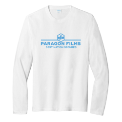 Port & Company Tri-Blend Long Sleeve T-shirt (White)